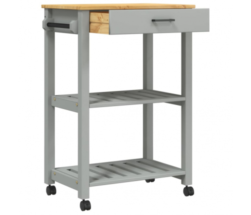 Virtuves Ratiņi Monza, 60X40X90 Cm, Priedes Masīvkoks Vidaxl