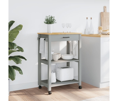 Virtuves Ratiņi Monza, 60X40X90 Cm, Priedes Masīvkoks Vidaxl