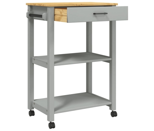 Virtuves Ratiņi Monza, 60X40X90 Cm, Priedes Masīvkoks Vidaxl