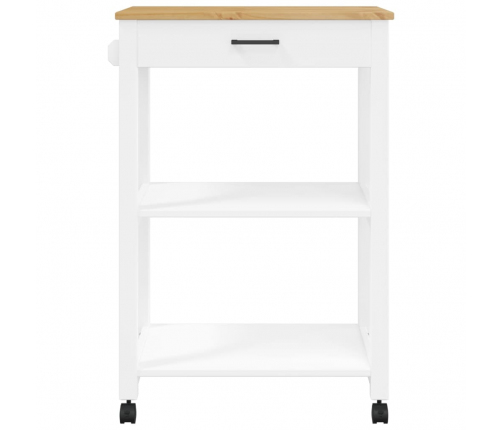 Virtuves Ratiņi Monza, 60X40X90 Cm, Priedes Masīvkoks Vidaxl