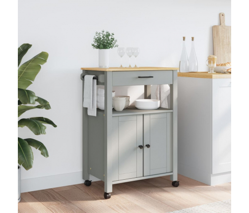 Virtuves Ratiņi Monza, 60X40X90 Cm, Priedes Masīvkoks Vidaxl