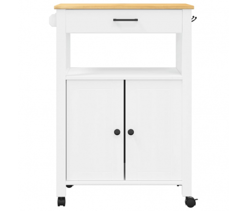 Virtuves Ratiņi Monza, 60X40X90 Cm, Priedes Masīvkoks Vidaxl