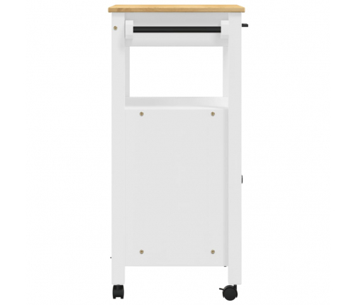 Virtuves Ratiņi Monza, 60X40X90 Cm, Priedes Masīvkoks Vidaxl