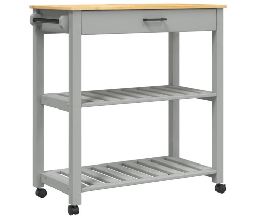 Virtuves Ratiņi Monza, 84X40X88,5 Cm, Priedes Masīvkoks Vidaxl