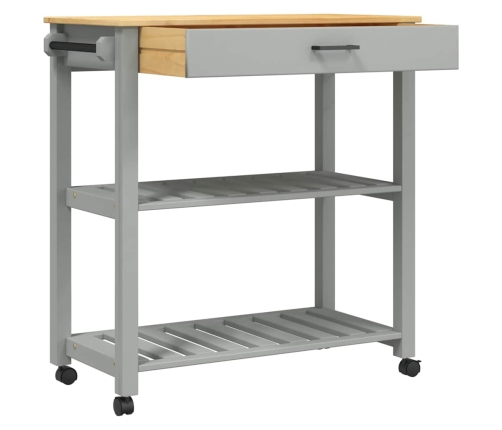 Virtuves Ratiņi Monza, 84X40X88,5 Cm, Priedes Masīvkoks Vidaxl