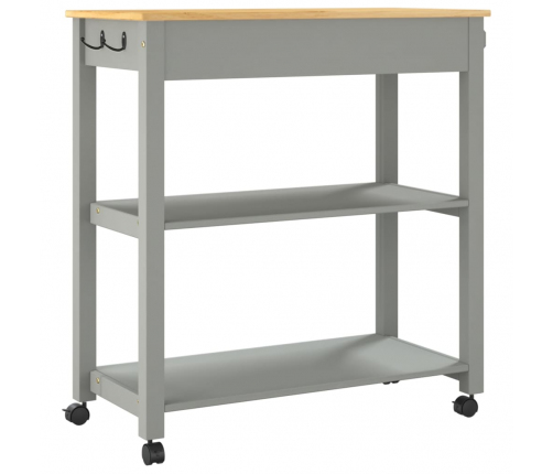 Virtuves Ratiņi Monza, 84X40X90 Cm, Priedes Masīvkoks Vidaxl