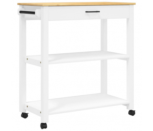 Virtuves Ratiņi Monza, 84X40X90 Cm, Priedes Masīvkoks Vidaxl