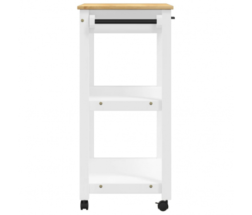 Virtuves Ratiņi Monza, 84X40X90 Cm, Priedes Masīvkoks Vidaxl