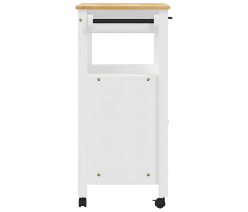 vidaXL virtuves ratiņi MONZA, 84x40x90 cm, priedes masīvkoks