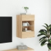 vidaXL TV plaukti ar LED lampiņām, 30x28,5x30 cm, koka krāsā