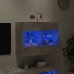 vidaXL TV galdiņi ar LED lampiņām, betona pelēki, 78,5x30x60,5 cm
