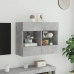 vidaXL TV galdiņi ar LED lampiņām, betona pelēki, 78,5x30x60,5 cm