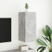 vidaXL TV galdiņi ar LED lampiņām, betona pelēki, 30,5x35x70 cm