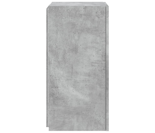 vidaXL TV galdiņi ar LED lampiņām, betona pelēki, 30,5x35x70 cm