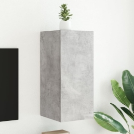 Tv Galdiņi Ar Led Lampiņām, Betona Pelēki, 30,5X35X70 Cm Vidaxl