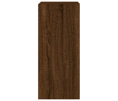 vidaXL TV plaukti ar LED lampiņām, 30,5x35x70 cm, brūna ozola