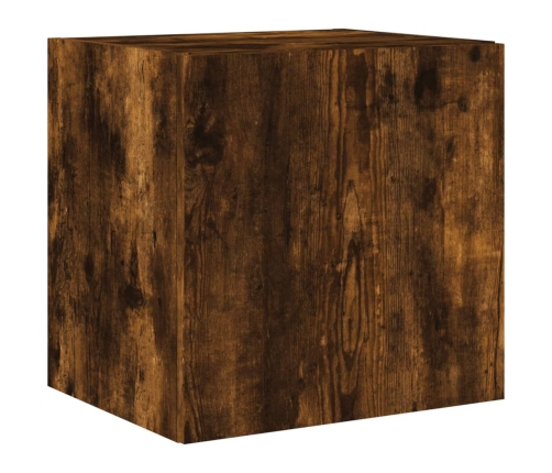 vidaXL TV plaukti ar LED lampiņām, 2 gab., 40,5x35x40 cm, ozolkoka