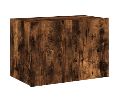 vidaXL TV plaukti ar LED lampiņām, 60x35x41 cm, ozolkoka krāsā