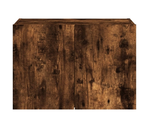 vidaXL TV plaukti ar LED lampiņām, 60x35x41 cm, ozolkoka krāsā