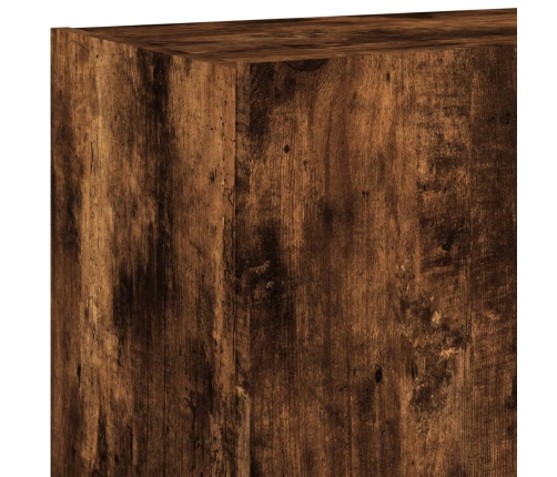 vidaXL TV plaukti ar LED lampiņām, 80x35x41 cm, ozolkoka krāsā