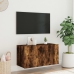 vidaXL TV plaukti ar LED lampiņām, 80x35x41 cm, ozolkoka krāsā