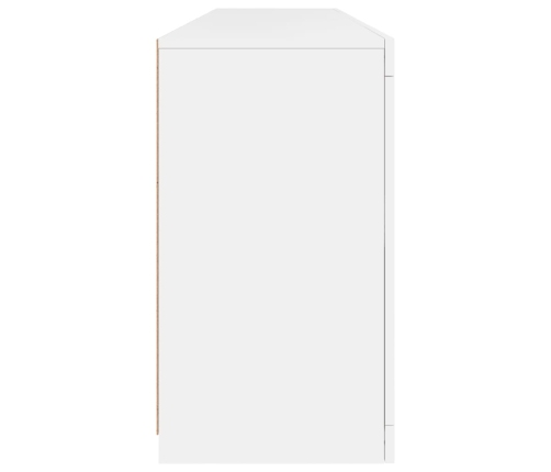 vidaXL kumode ar LED lampiņām, 164x37x67 cm, balta