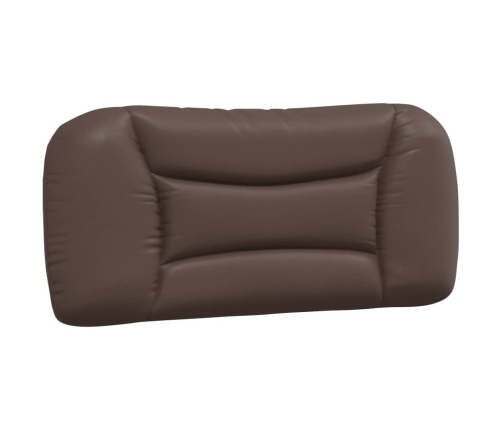 vidaXL galvgaļa spilvens, brūns, 80 cm, mākslīgā āda