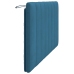 vidaXL galvgaļa spilvens, zils, 160 cm, samts
