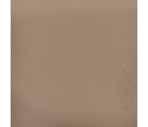 vidaXL galvgaļa spilvens, kapučīno, 120 cm, mākslīgā āda