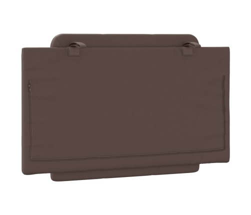 vidaXL galvgaļa spilvens, brūns, 80 cm, mākslīgā āda