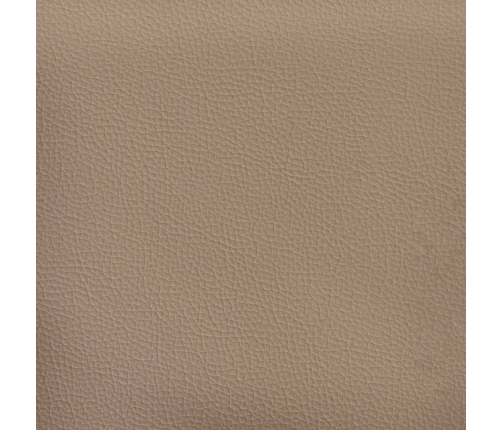 vidaXL galvgaļa spilvens, kapučīno, 80 cm, mākslīgā āda