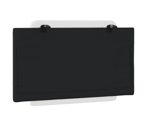 vidaXL galvgaļa spilvens, balts un melns, 90 cm, mākslīgā āda