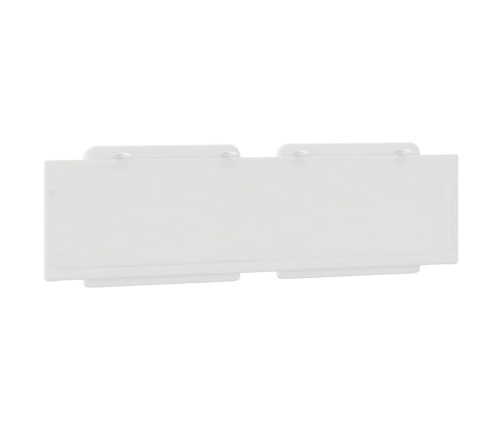 vidaXL galvgaļa spilvens, balts, 180 cm, mākslīgā āda