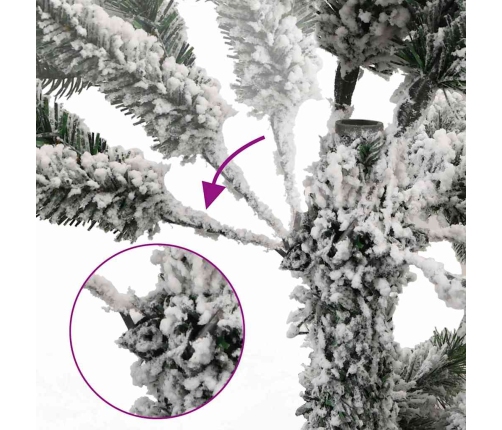 Mākslīgā Ziemassvētku Egle, Bumbiņu Komplekts, 120 Cm, 150 Led Vidaxl