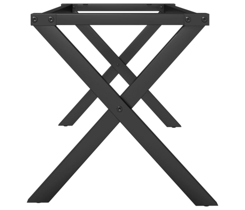 vidaXL kafijas galdiņa kājas, 80x40x43 cm, X-forma rāmis, čuguns