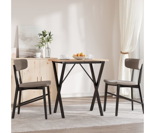 vidaXL virtuves galda kājas, X-forma, 60x50x73 cm, čuguns