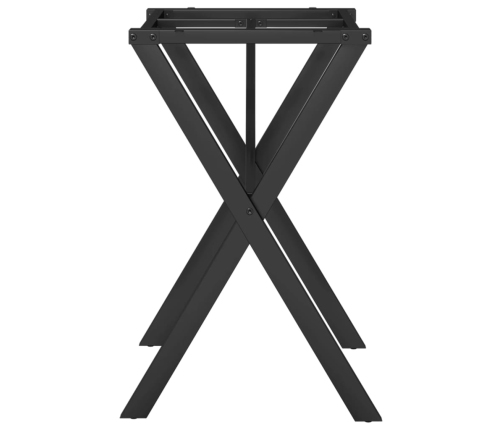 vidaXL virtuves galda kājas, X-forma, 60x50x73 cm, čuguns
