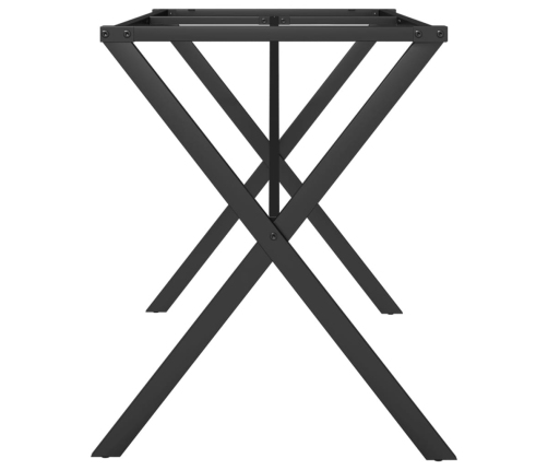 vidaXL virtuves galda kājas, X-forma, 120x60x73 cm, čuguns