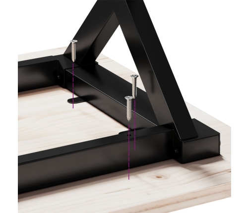 vidaXL virtuves galda kājas, X-forma, 120x60x73 cm, čuguns