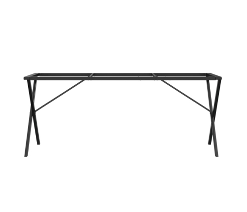 vidaXL virtuves galda kājas, X-forma, 180x80x73 cm, čuguns