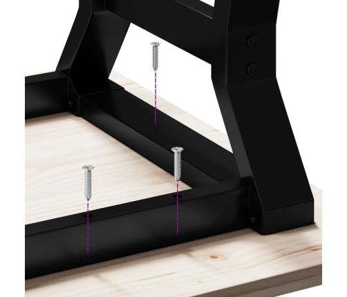 vidaXL kafijas galdiņa kājas, 80x70x43 cm, Y-forma, čuguns