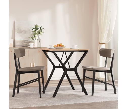 vidaXL virtuves galda kājas, Y-forma, 60x60x73 cm, čuguns