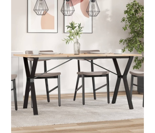 vidaXL virtuves galda kājas, Y-forma, 140x60x73 cm, čuguns