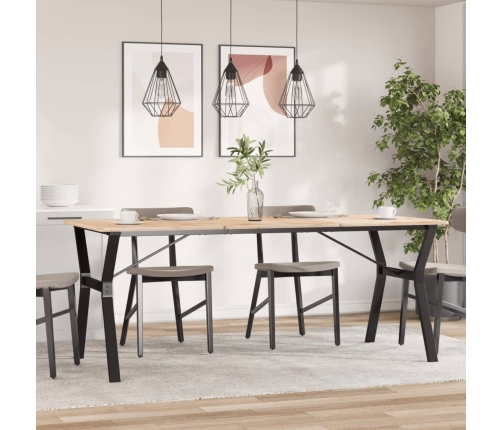 vidaXL virtuves galda kājas, Y-forma, 180x80x73 cm, čuguns