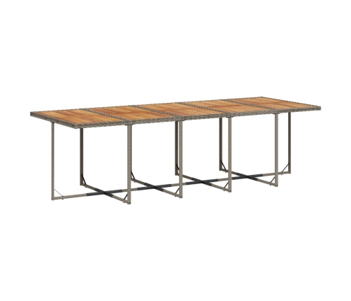 vidaXL 11-daļīgs dārza mēbeļu komplekts ar matračiem, PE rotangpalma