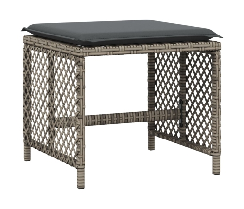 11-Daļīgs Dārza Mēbeļu Komplekts Ar Matračiem, Pe Rotangpalma Vidaxl