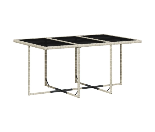 11-Daļīgs Dārza Mēbeļu Komplekts Ar Matračiem, Gaiši Pelēka Pe Vidaxl