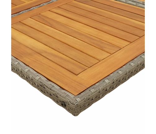 vidaXL 11-daļīgs dārza mēbeļu komplekts ar matračiem, PE rotangpalma