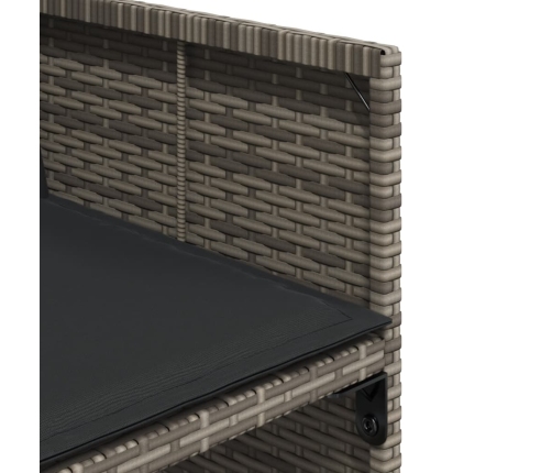 11-Daļīgs Dārza Mēbeļu Komplekts Ar Matračiem, Pe Rotangpalma Vidaxl