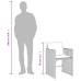 17-Daļīgs Dārza Mēbeļu Komplekts Ar Matračiem, Pe Rotangpalma Vidaxl
